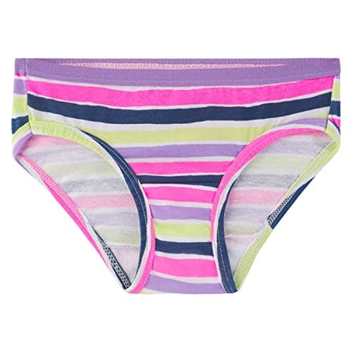 Fruit of the Loom Girls Assorted Cotton Hipster, 9 Pack
