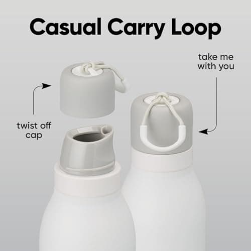 Owala FreeSip Twist Insulated Stainless Steel Water Bottle with Straw for Sports and Travel, BPA-Free, 24-oz, Bubble Gum — view 3