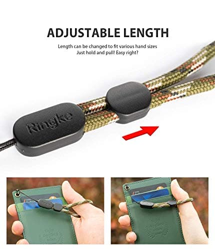 Ringke Lanyard Finger Strap, Durable Parachute Cord Phone Strap for Women and Men, Adjustable Strap for Phone, Camera, Game Console, Key - 4 Pack — view 3