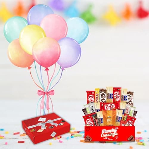 MunchyCravings Chocolate Bars Snack Box Variety Pack Gift (40 Ct.) - Chocolate Gift Basket – Gift for Men & Women, Bulk Birthday Chocolate Gifts & Holiday Treats — view 5