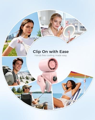 Hotsales Clip-On Portable Fan for Strollers, Handheld Turbo Fan for Travel — view 4