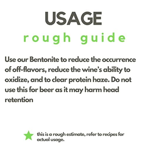 Bentonite Powder Clay (100g)| Packed in Canada| 100% Pure and All-Natural Food-Grade Agent| Wine Clarifier and Fining Agent| by Elo’s Premium — view 3