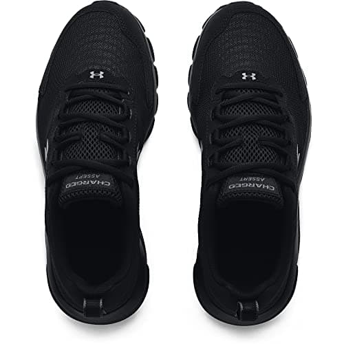 Under Armour Mens Charged Assert 9DISC Running Shoe, Black (002 Black, 12 US — view 2