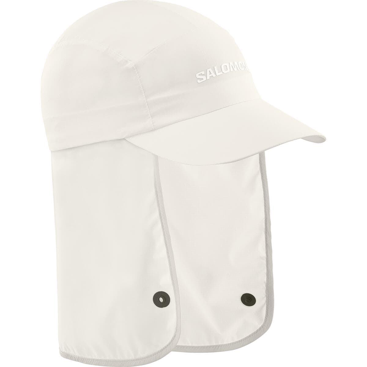 Salomon Sahara Gorra Running, Transpirable y Plegable, Detalles Reflectantes, protección Solar, Cobertura Total Ligera