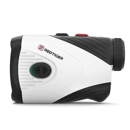 REDTIGER 1200 Yards Golf Range Finder with Slope, 7X Magnification Golf Rangefinder, IP54 Waterproof, Fast Flag Pole Locking Vibration, Rechargeable Laser Rangefinder Golfing with Magnet Stripe