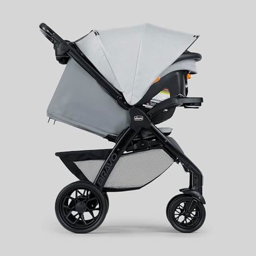 Chicco Bravo LE Quick-Fold 3-in-1 Travel System with Infant Car Seat