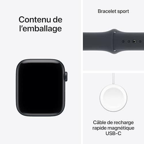Apple Watch SE 3 [GPS 40mm] Smartwatch with Midnight Case with Midnight Sport Band. Fitness and Sleep Trackers, Heart Rate Monitor, Always-On Display, Water-Resistant — view 5