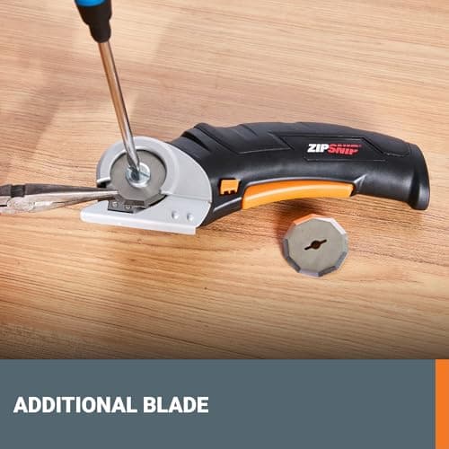 WORX Cordless Fabric & Cardboard Cutting Scissors, 4V ZipSnip, WX082L.2 — view 5