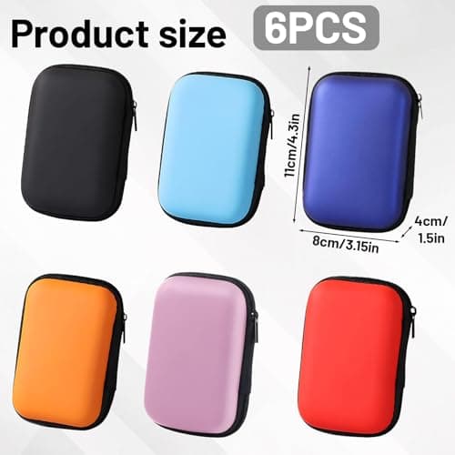 Portable EVA Playing Card Case with Zipper, Travel Card Storage Holder Fits Up to 108 Cards for UNO Poker Game Accessories
