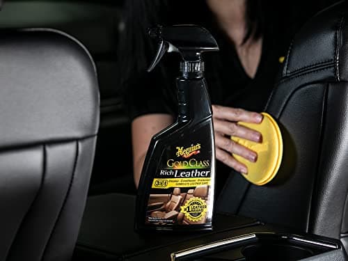 Meguiar's Gold Class Rich Leather Cleaner and Conditioner 3-in-1 Spray, Non-Greasy Car Leather Cleaner and Conditioner Treatment with Advanced UV Protection, 15.2 Oz Spray Bottle — view 5