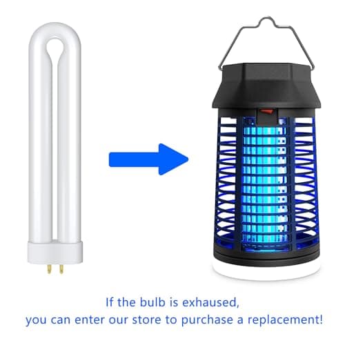 ZENLEA Bug Zapper Outdoor with LED Light, Bug Zapper Indoor, 4200V Mosquito Zapper Outdoor,Waterproof Mosquito Killer, Electric Fly Zapper Fly Traps for Camping Backyard Patio Garden, Plug-in — view 7