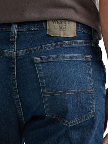 Wrangler Authentics Men's Regular Fit Comfort Flex Waist Jean, Rhodes, 34W x 30L — view 4