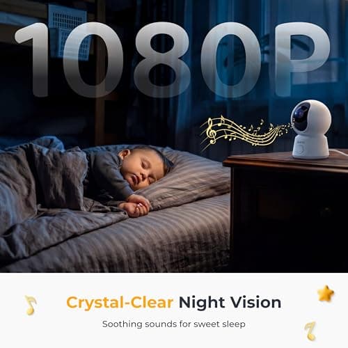 Arenti Baby Monitor, Smart WiFi 6 Baby Camera with 5-Inch Upgraded Wireless Display, 360° View, Auto-Night Vision, Temperature Sensor, Sound & Motion Detection, 2 Way Audio, VOX Mode (B2) — view 4