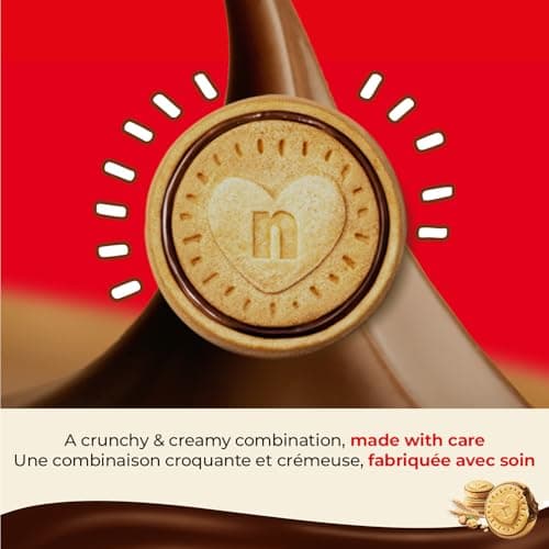 NUTELLA BISCUITS Cookies filled with NUTELLA Hazelnut Spread With Cocoa - Perfect Snack to Share - 20 Cookies Per Pack - 276 g — view 4