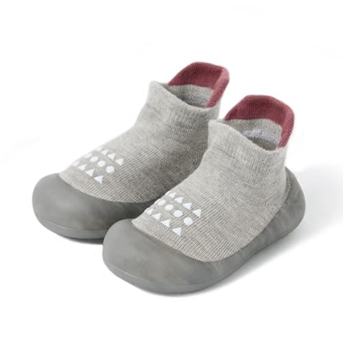 Baby Walking Sock Shoes Infant Non-Slip Breathable Slippers with Soft Rubber Sole Baby Boys Girls Sneakers