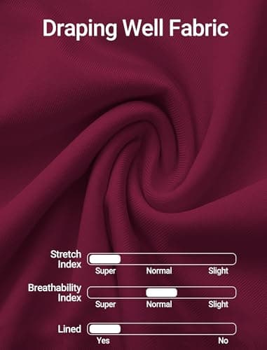 EXARUS Girls Dress Mini/Maxi Teen Padded Flowy Ruffle Ruched Swing Sleeveless Summer Dresses Graduation Dance 8-14Y, Maxi Wine Red, 12 Years — view 3