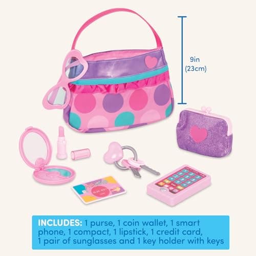 Battat – Play Circle – Makeup & Beauty Set – Dress Up Fashion Accessories – Pretend Play – Princess Purse Set – 3+ Years — view 5
