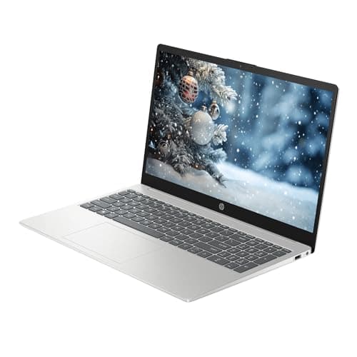 HP 15.6" FHD Business & Student Laptop Computer, 10-Core Intel Core i5, Windows 11 Pro Laptop with Microsoft Office Lifetime Suite, PLUSERA Earphones, Silver (Silver, 32GB RAM | 1TB SSD) — view 2