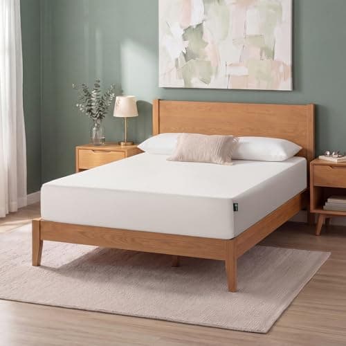 Zinus Green Tea Memory Foam Mattress 10 Inch, Pressure Relieving, Body Support, Naturally Fresh, Medium Firm, CertiPUR-US, Oeko-TEX Certified, Full