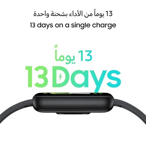 Samsung Galaxy FIT 3 [2024] 1.6" AMOLED Display | 13 Days Battery Life | 100+ Watchfaces | 100+ Exercise Modes | CAD Version & Warranty - (Black) — view 2