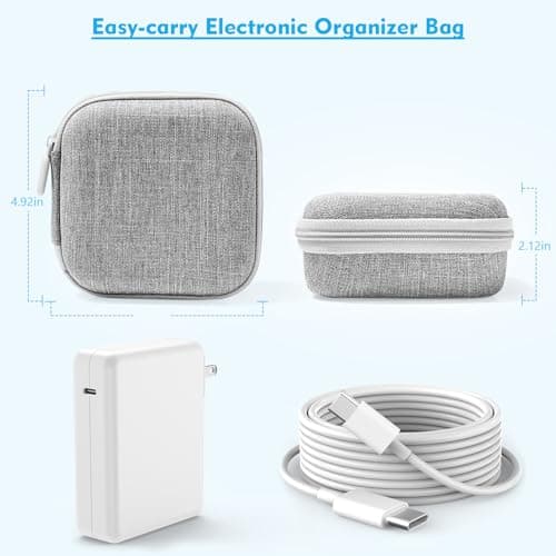Macbook Pro Charge,140w Fast Mac book Air/Pro Charger With 6FT Fast Charger USB C to C Cable Cord For Apple MacBook Pro/MacBook Air 16 15 14 13 Inch,M1 M2 M3,iPad Pro,Samsung Galaxy & All USB C Device — view 4