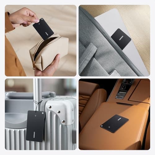 UGREEN FineTrack Slim Smart Finder Compatible with Apple Find My (iOS Only), 1.7mm Ultra-Slim Wallet Finder, IP68 Waterproof Rechargeable Bluetooth Tracker Card for Wallet, Key, Luggage Tags — view 7