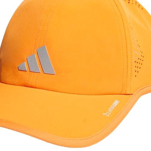 adidas Men's Superlite Hat – Lightweight Moisture-Wicking Cap for Workout and Training, Pure Orange/Silver Metallic/White/3, OSFA — view 2