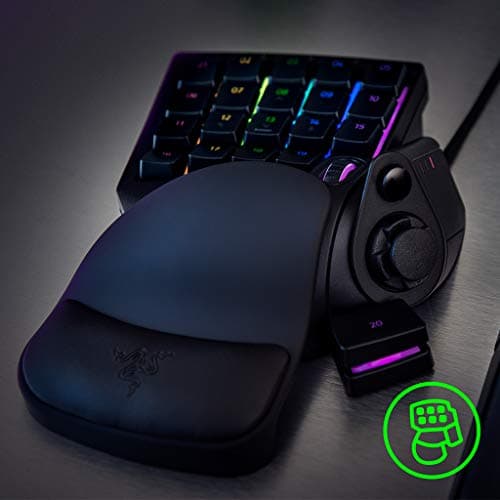 Razer Tartarus V2 Gaming Keypad: Mecha Membrane Key Switches - One Handed Keyboard - 32 Programmable Keys - Customizable Chroma RGB Lighting - Programmable Macros - Razer Snap Tap - Black — view 2