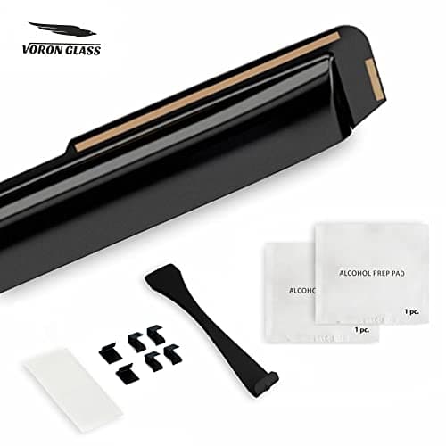 Voron Glass in-Channel Extra Durable Rain Guards for Trucks Ford F150 2015-2020 SuperCrew (fit for Ford F250-F550 17-22), Window Deflectors, Vent Window Visors, 4 Pieces -200328 — view 6