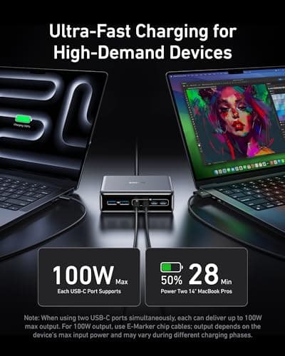 Anker Prime Charging Station, 200W 6-Port GaN Desktop Charger — view 2
