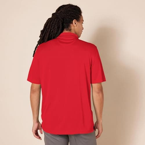 Amazon Essentials Men's Men's Regular-fit Quick-Dry Golf Polo Shirt Shirt, -Red, X-Large — view 4