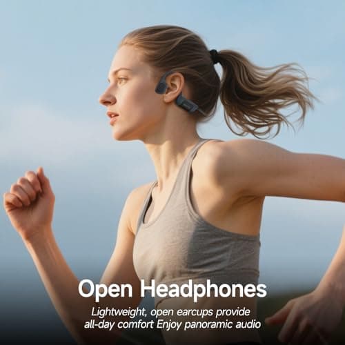 IFECCO Swimming Headphones Bluetooth 5.4 - Bone Conduction Underwater Headphones, IP68 Waterproof Open Ear Headpohnes with Mic, 32GB MP3 Player Memory for Swimming, Running, Cycling — view 2