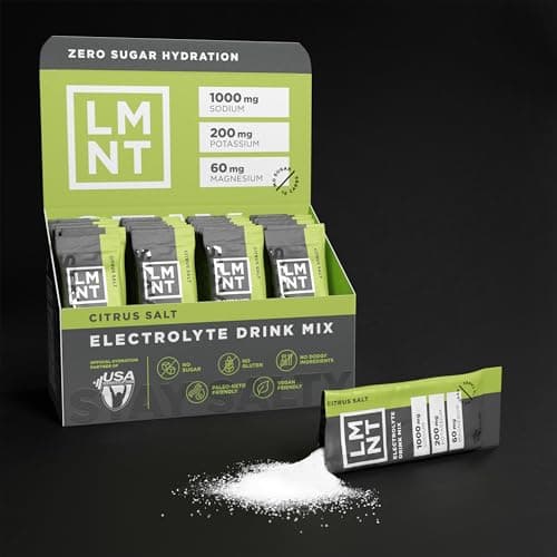 LMNT Zero Sugar Electrolytes - Citrus Salt | Drink Mix | 30-Count — view 3