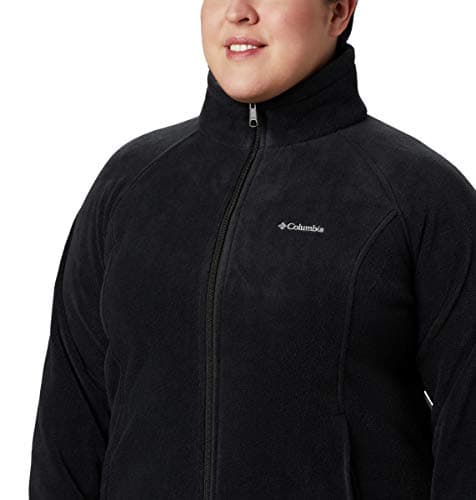 Columbia Womens Benton Springs Full Zip Fleece Jacket, Black, Medium — view 2