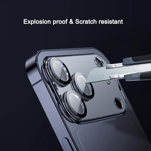 Ailun 3 Pack Camera Lens Protector for iPhone 17 Pro Max,Tempered Glass,9H Hardness,Ultra HD,Anti-Scratch,Case Friendly,Does not Affect Night Shots[Not for iPhone 17/17 Pro/iPhone Air] — view 5