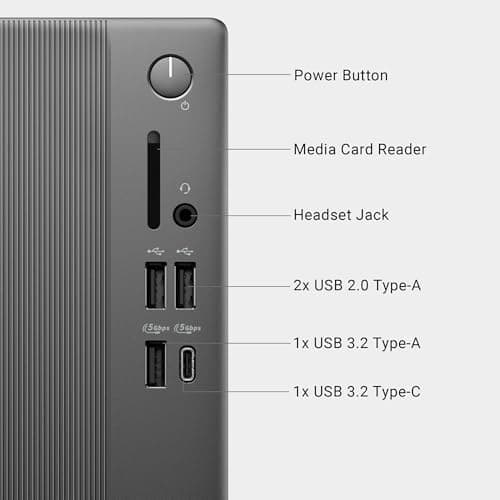 Dell Slim Desktop, Intel Core Ultra 5-225, 512GB SSD, Windows 11 Home — view 6