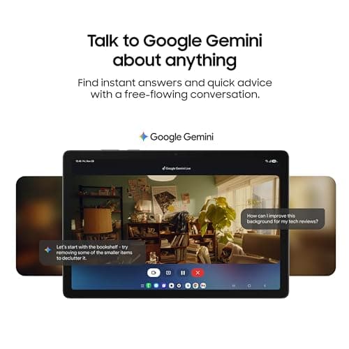 Samsung Galaxy Tab A11+ Plus (5G+LTE+WiFi) 128GB, 11" Display, 7040mAh Battery, Android Tablet, Unlocked - Gray (Renewed) — view 3