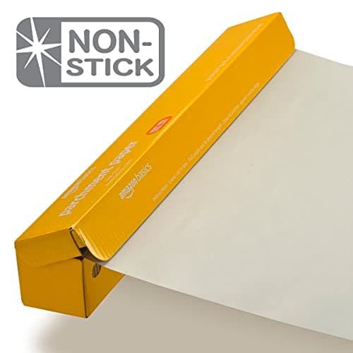 Amazon Basics Non-Stick Parchment Paper for Baking, Cooking, Oven Safe, 15 inches, 90 Sq Ft Roll, 1 Pack — view 3