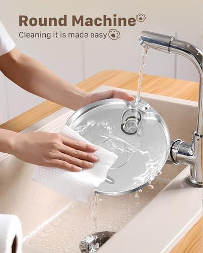 Cat Water Fountain Stainless Steel: Cat Fountain - 74oz/2.2L Water Fountains for Cats - Cats Drinking Waterer Fountains - Automatic Pet Waters Dispenser - Dog Bowl - for Pets& Small Animals — view 8