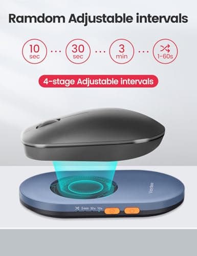 Vaydeer Undetectable Mouse Mover, Air 3 Mouse Jiggler with Adjustable Timer — view 2