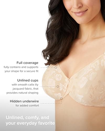 Wacoal Awareness Seamless Underwire Bra 85567 Natural Nude 44H — view 2