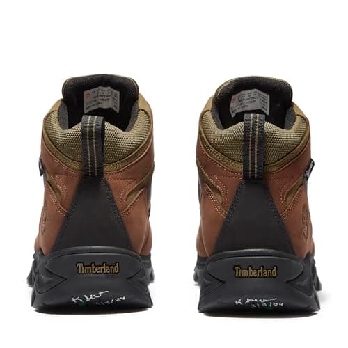 Timberland Men's Mt. Maddsen Mid Leather Wp Hiking Boot, Dark Brown Nubuck, 10 Medium — view 2