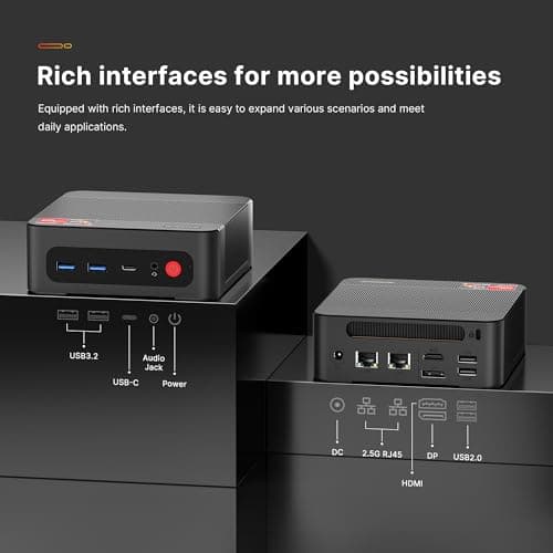 BOSGAME AU P4 Mini PC 7730U — view 3