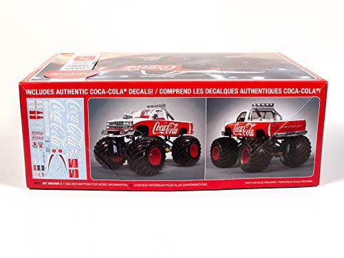 Skill 2 Model Kit Chevrolet Silverado Monster Truck Coca-Cola 1/25 Scale Model by AMT — view 2