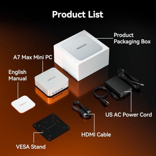GEEKOM [2026 Edition Multitasking Mini PC A7 MAX with AMD Ryzen 9 7940HS — view 9