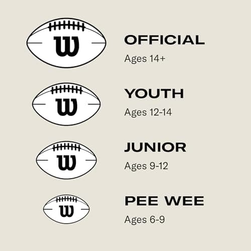 Wilson NFL Super Grip Composite Football - Official Size, Brown — view 5