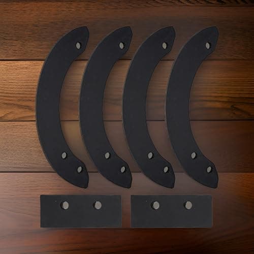 Snow Blower Rubber Paddle Cover 6-Pack for Honda HS520 HS720, Replaces 06720-V10-030 6672448 6813166, Compatible with Rotary 5536 & Egon 73-048 Auger Parts — view 2
