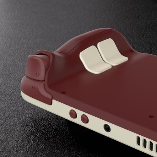 eXtremeRate DIY Full Set Shell with Buttons for Steam Deck LCD, Custom Faceplate Back Plate Replacement Shell for Steam Deck LCD - Classic FC Style [Console NOT Included] — view 5