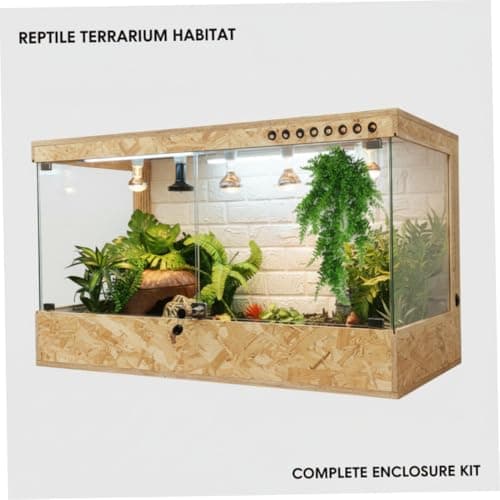 4 Pack Artificial Hanging Plants for Terrarium, Realistic Reptile Vines with Suction Cups for Snake Tank, Bearded Dragon Habitat, Gecko Climbing Decor — view 2