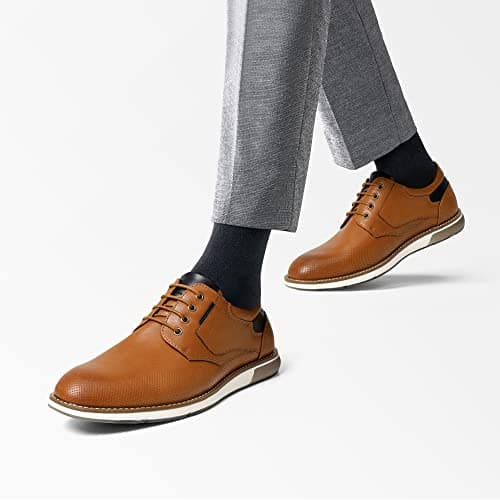 Bruno Marc Men's Casual Dress Shoes,Size 12,Brown,SBOX2336M — view 8